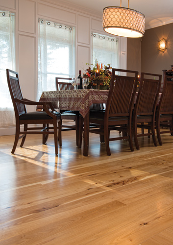 Hickory Floor. Trim and Mouldings by Ponders Hollow.