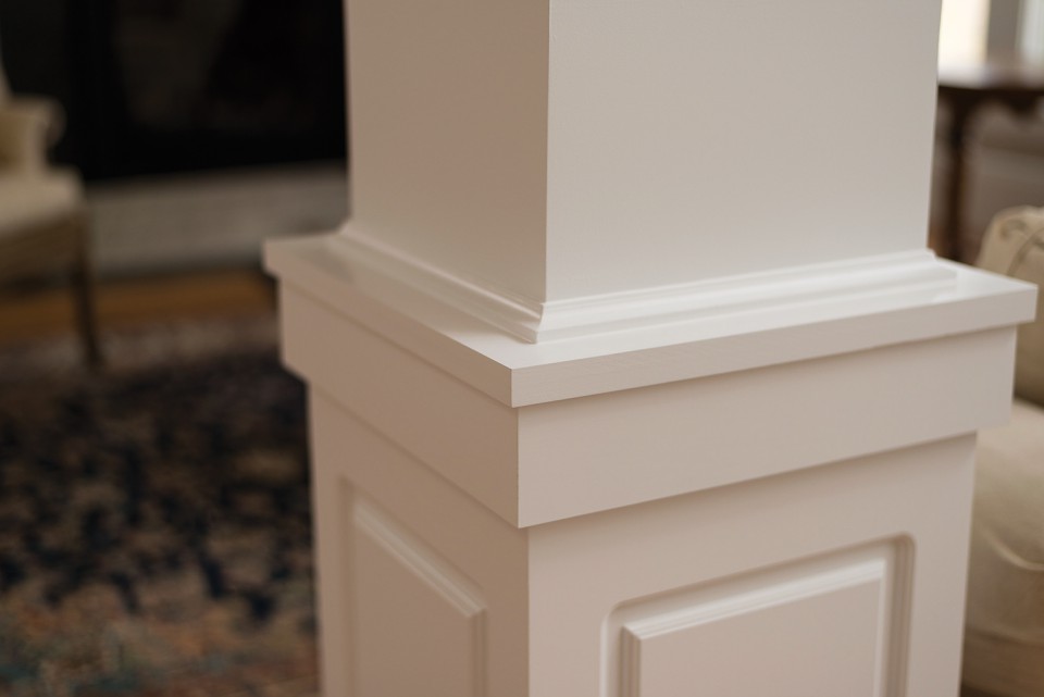 Painted Trim and Mouldings.