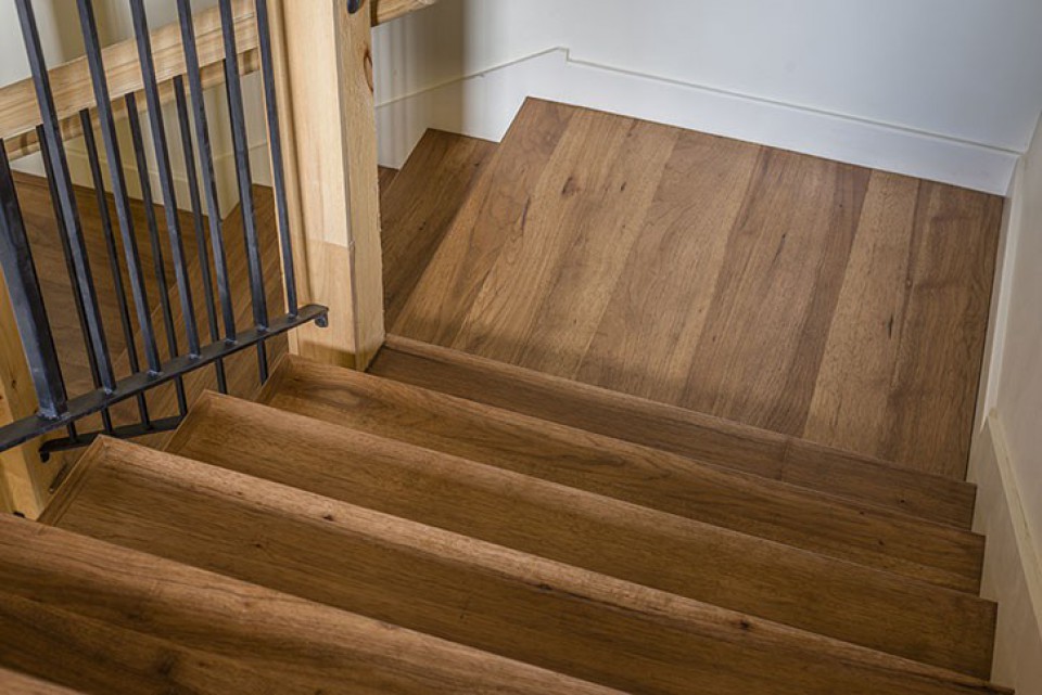 Hickory Staircase.